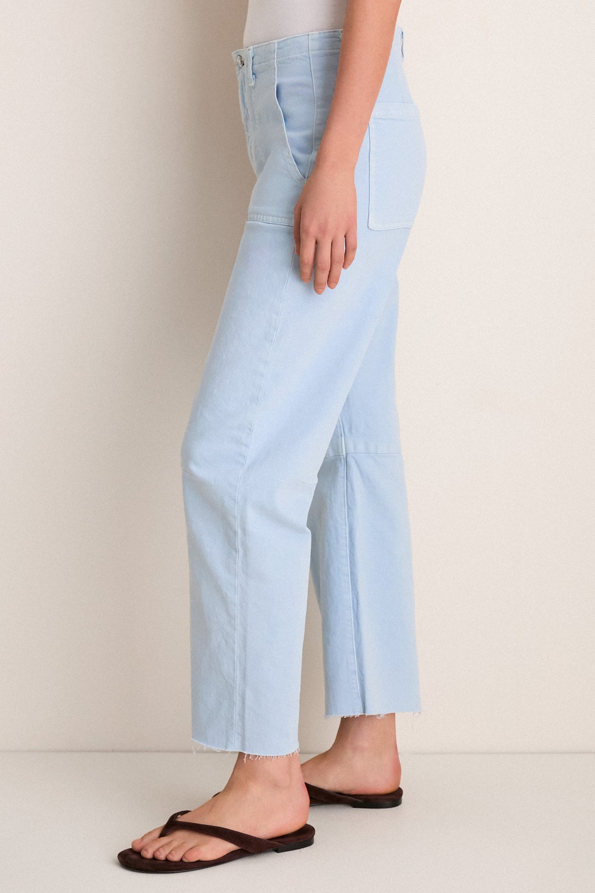Powder Blue Jean Exclusive Powder Blue Utility Soft Barrel | LE JEAN