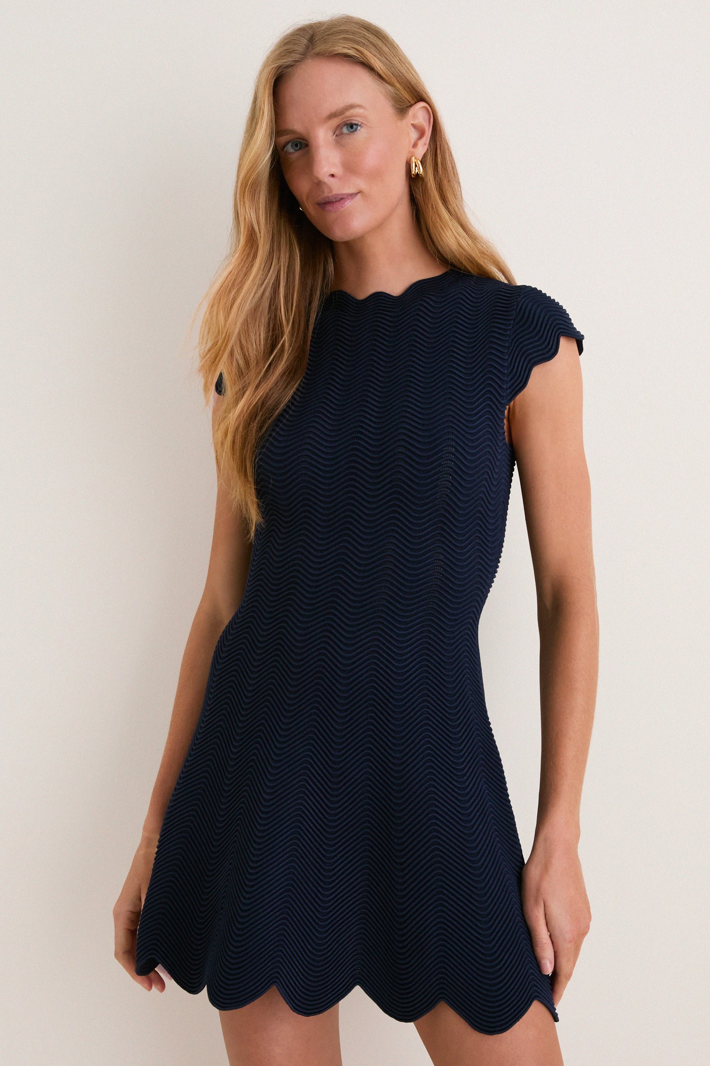 Midnight Black Evalynn Mini Dress