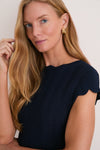 Midnight Black Evalynn Mini Dress