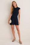 Midnight Black Evalynn Mini Dress