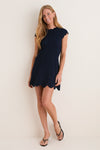 Midnight Black Evalynn Mini Dress