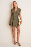 Sea Turtle Sefi Cape Mini Dress