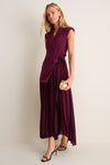 Fig Helena Combo Blazer Midi Dress