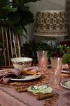 Peony Pink Spiral Wine Glasses (Set of 4)