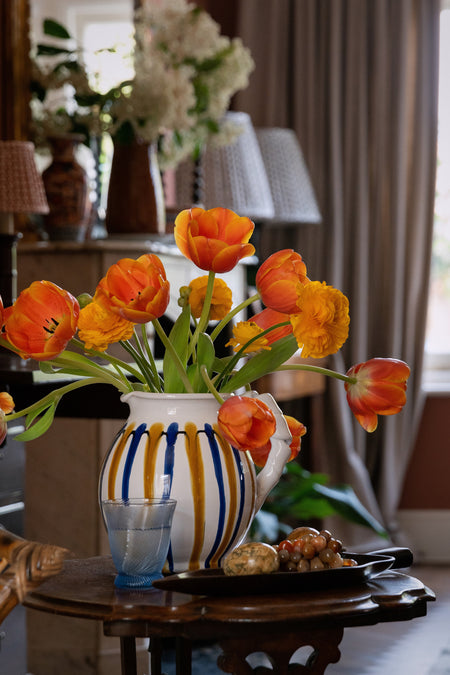 Light Blue Spiral Tumbler (Set of 4)