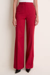 Oxblood Stretch Cotton Molly Pants