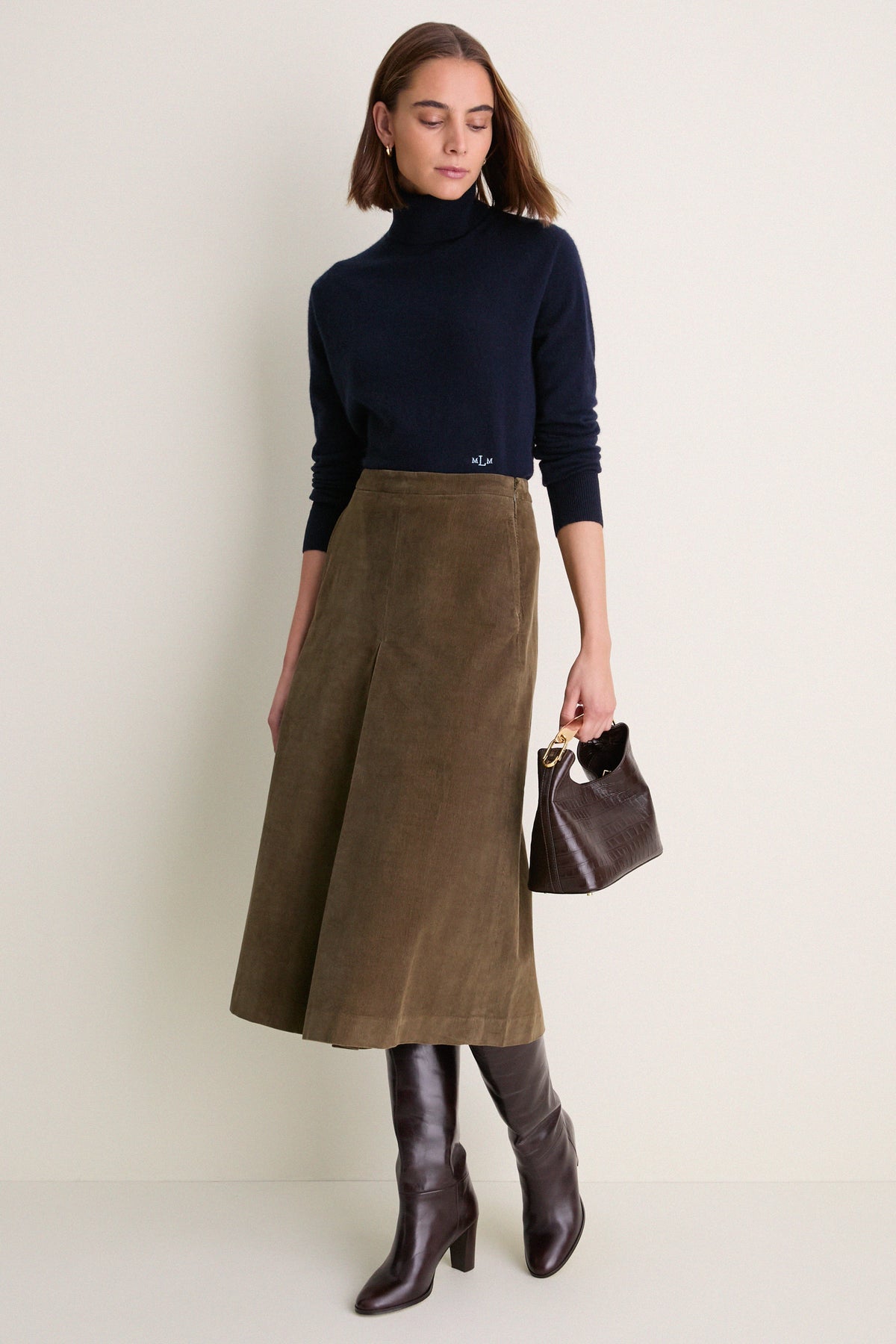 Brown Leather Leila Boots