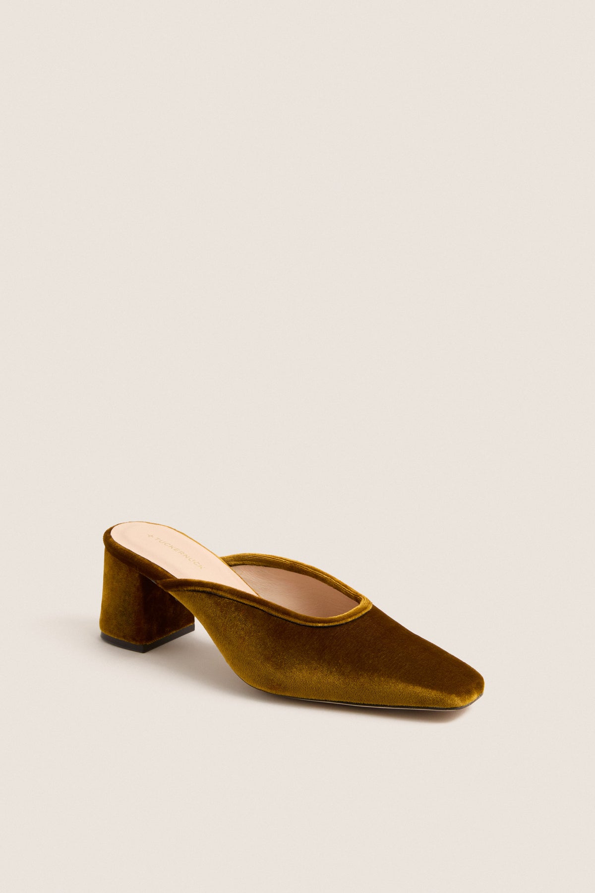 Gold Velvet Tilda Mules