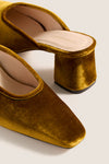 Gold Velvet Tilda Mules