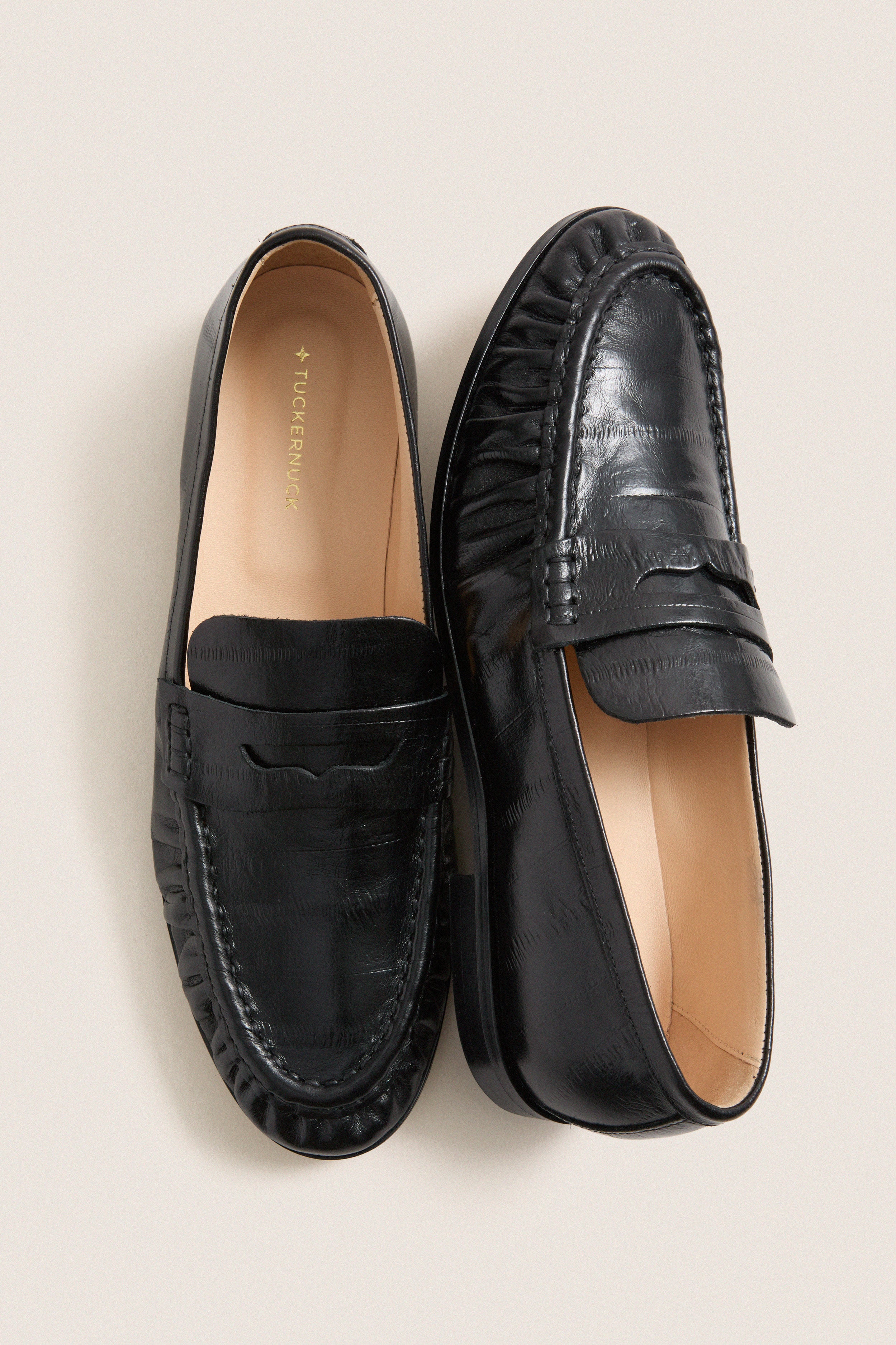 Black Eel Vivian Loafers