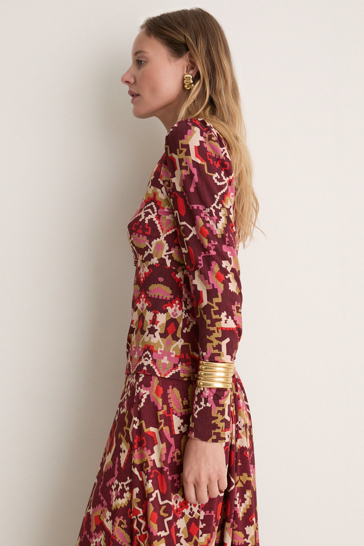 Puzzlebox Print Tucker Top