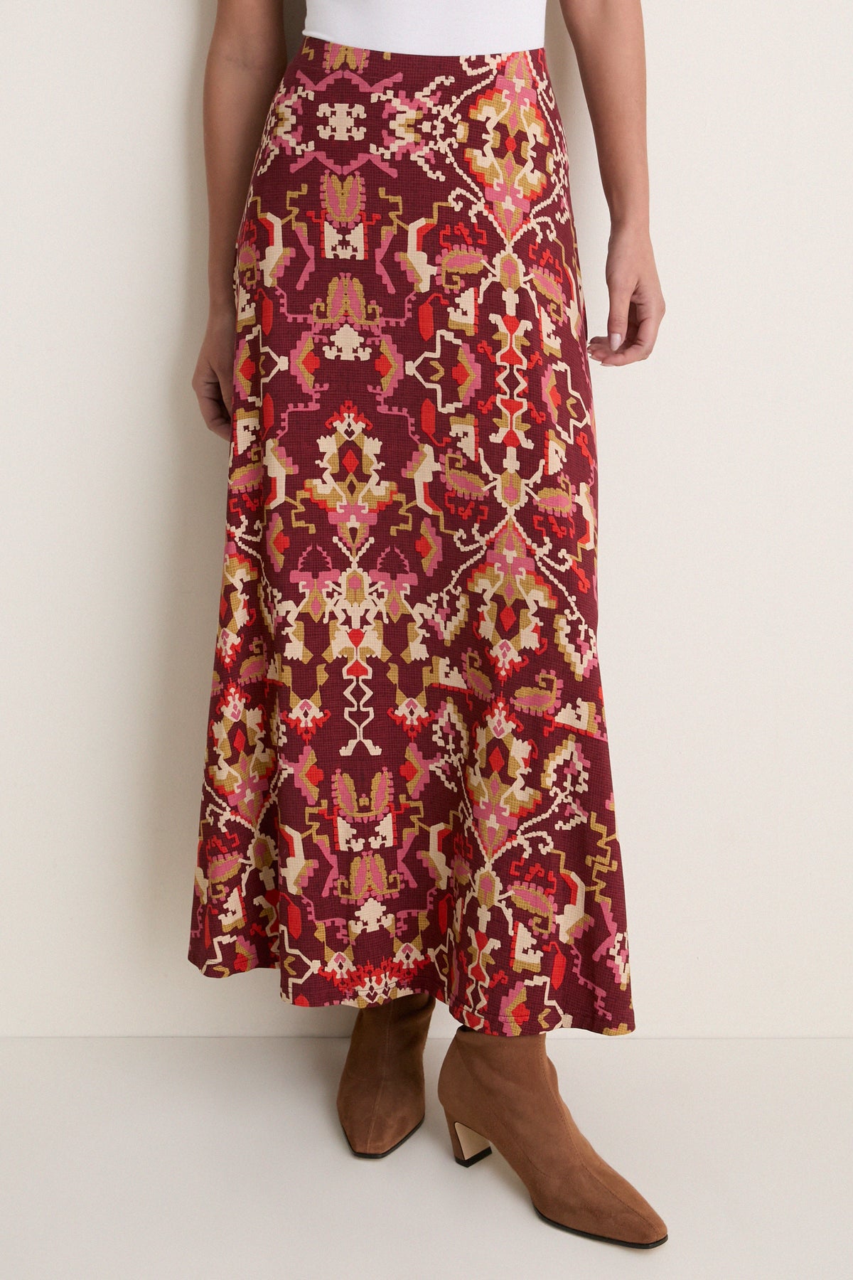 Puzzlebox Print Lexi Midi Skirt