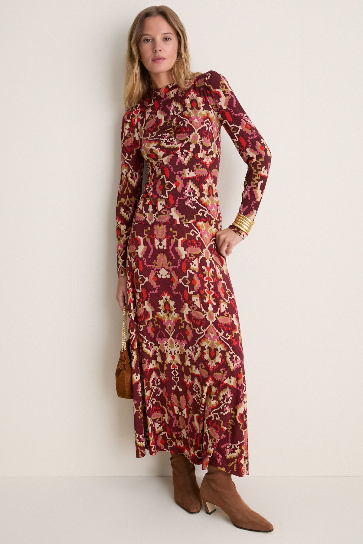 Puzzlebox Print Lexi Midi Skirt