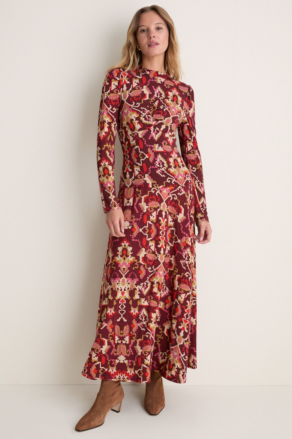 Puzzlebox Print Lexi Midi Skirt