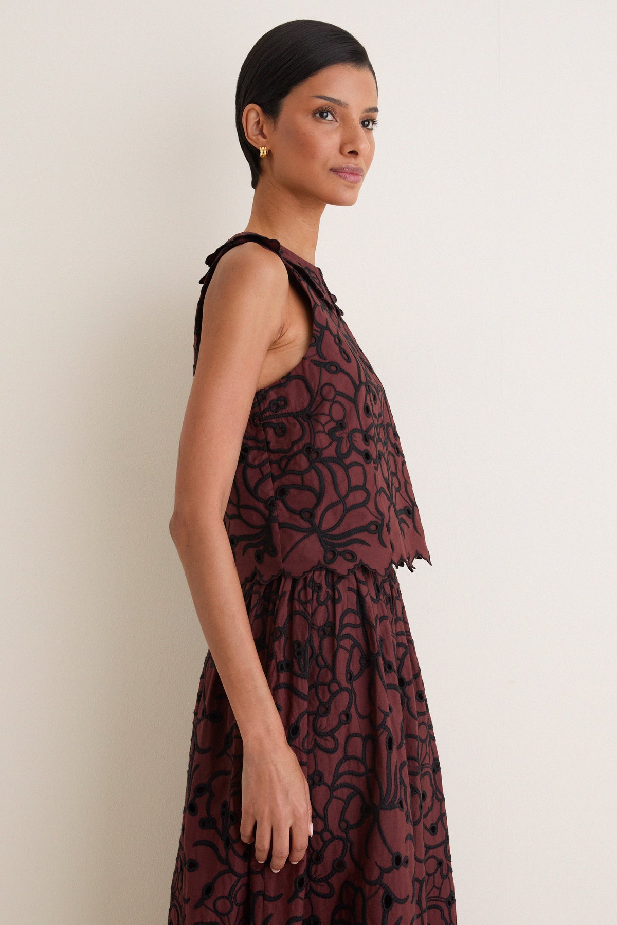 Brownstone Embroidery Lielle Top