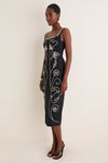 Black Ruxandra Midi Dress