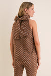 Cocoa Dot Mason Top
