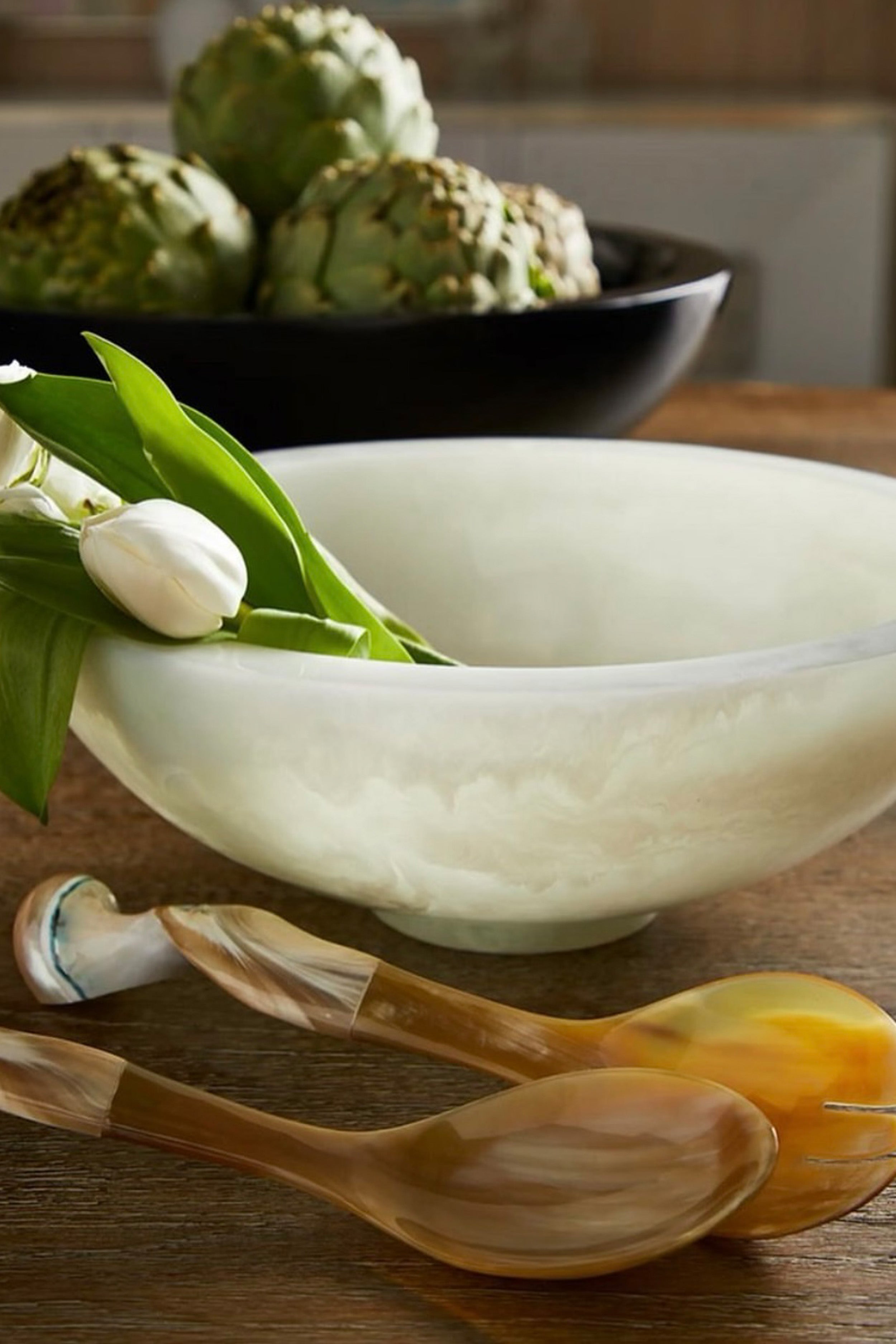 Lily Juliet Remy Bowl in White - Thumbnail 4