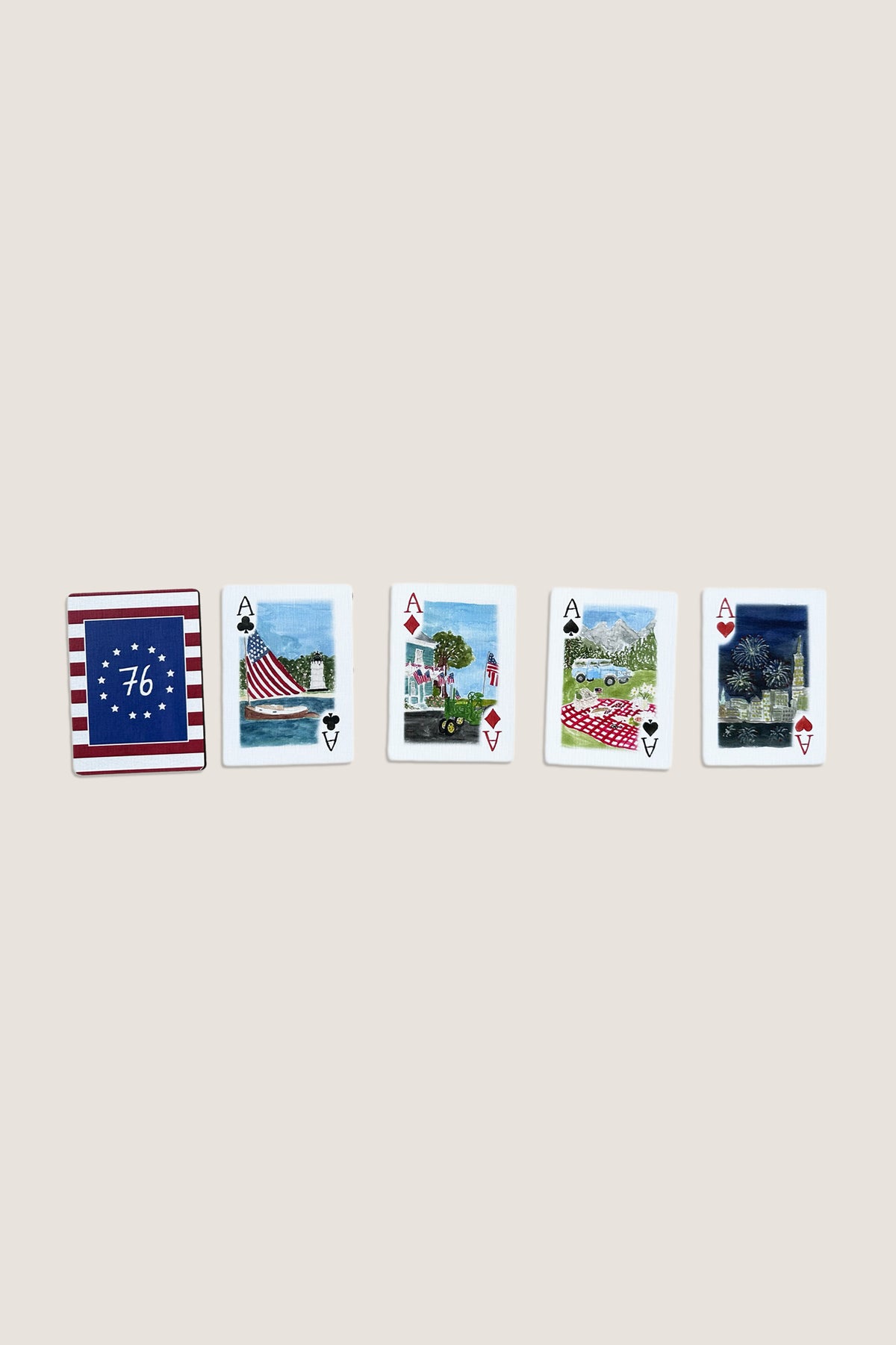 Fourth of July Playing Cards