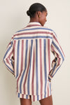Boardwalk Stripe Seersucker Button Down Dooley Shirt