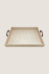 Coconut Grove Faux Grasscloth Tray