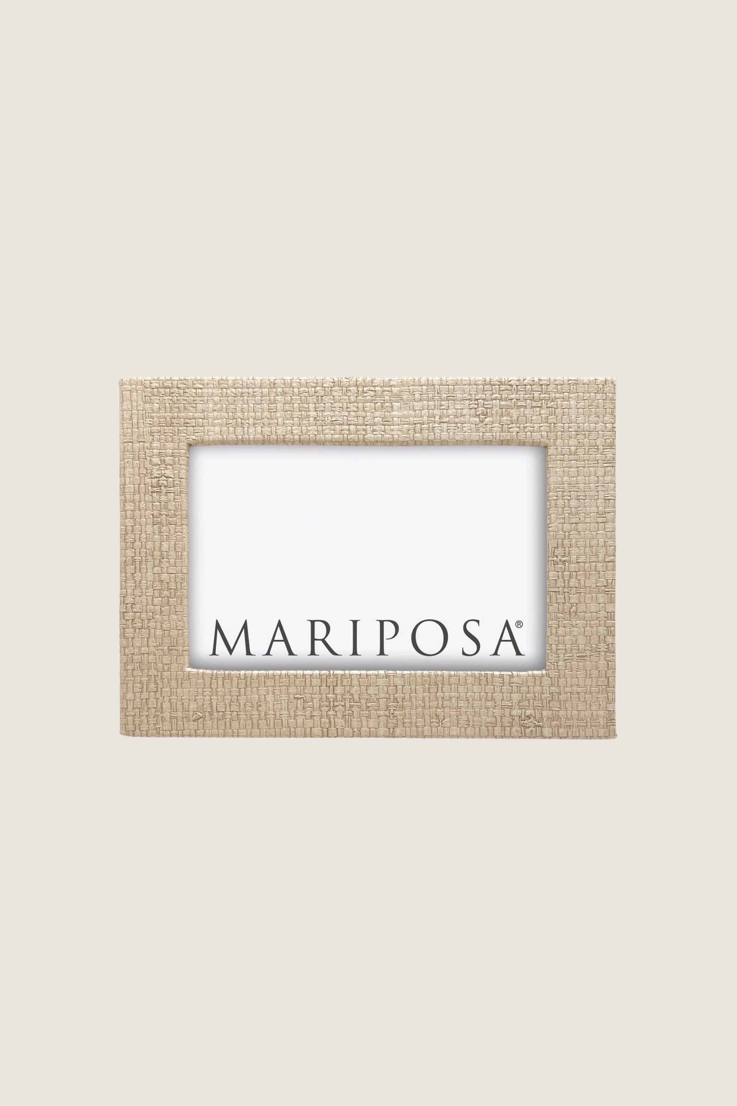 Coconut Grove Faux Grasscloth 4x6 Frame