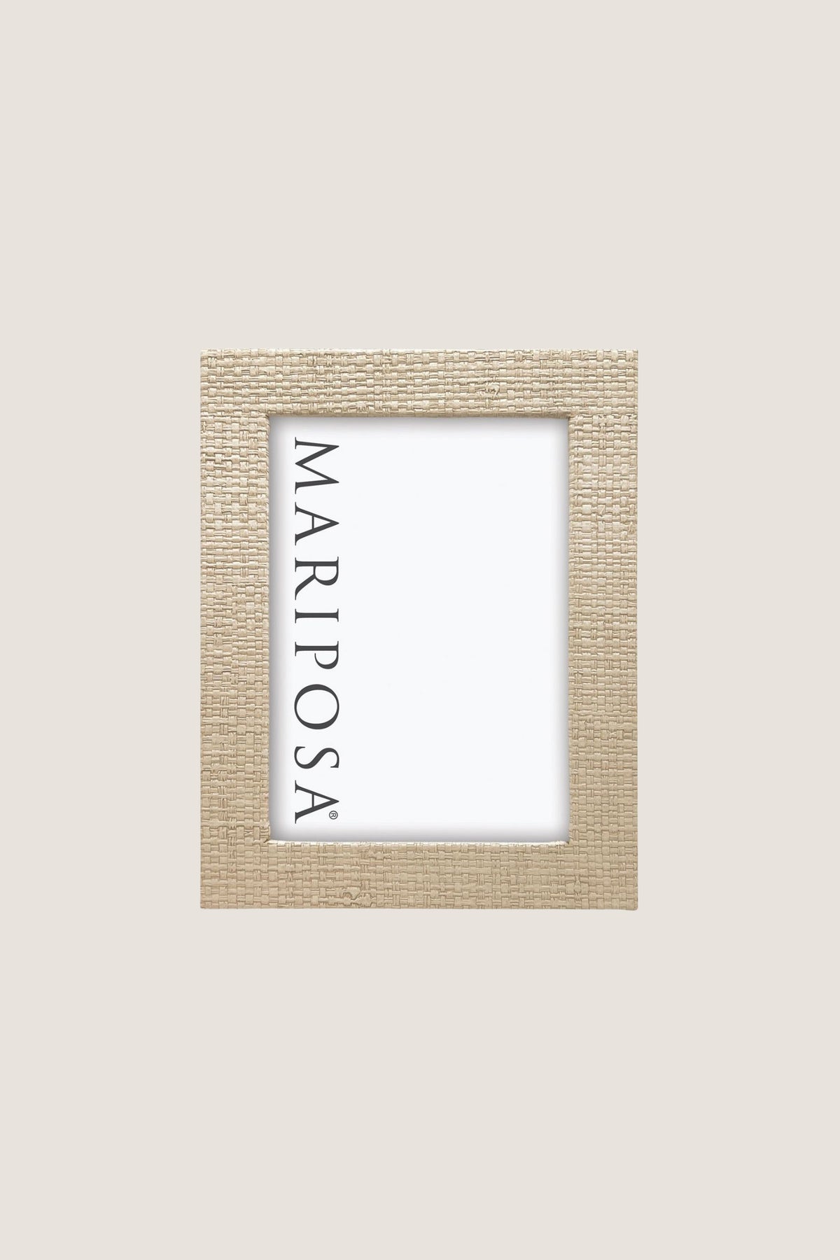 Coconut Grove Faux Grasscloth 5x7 Frame