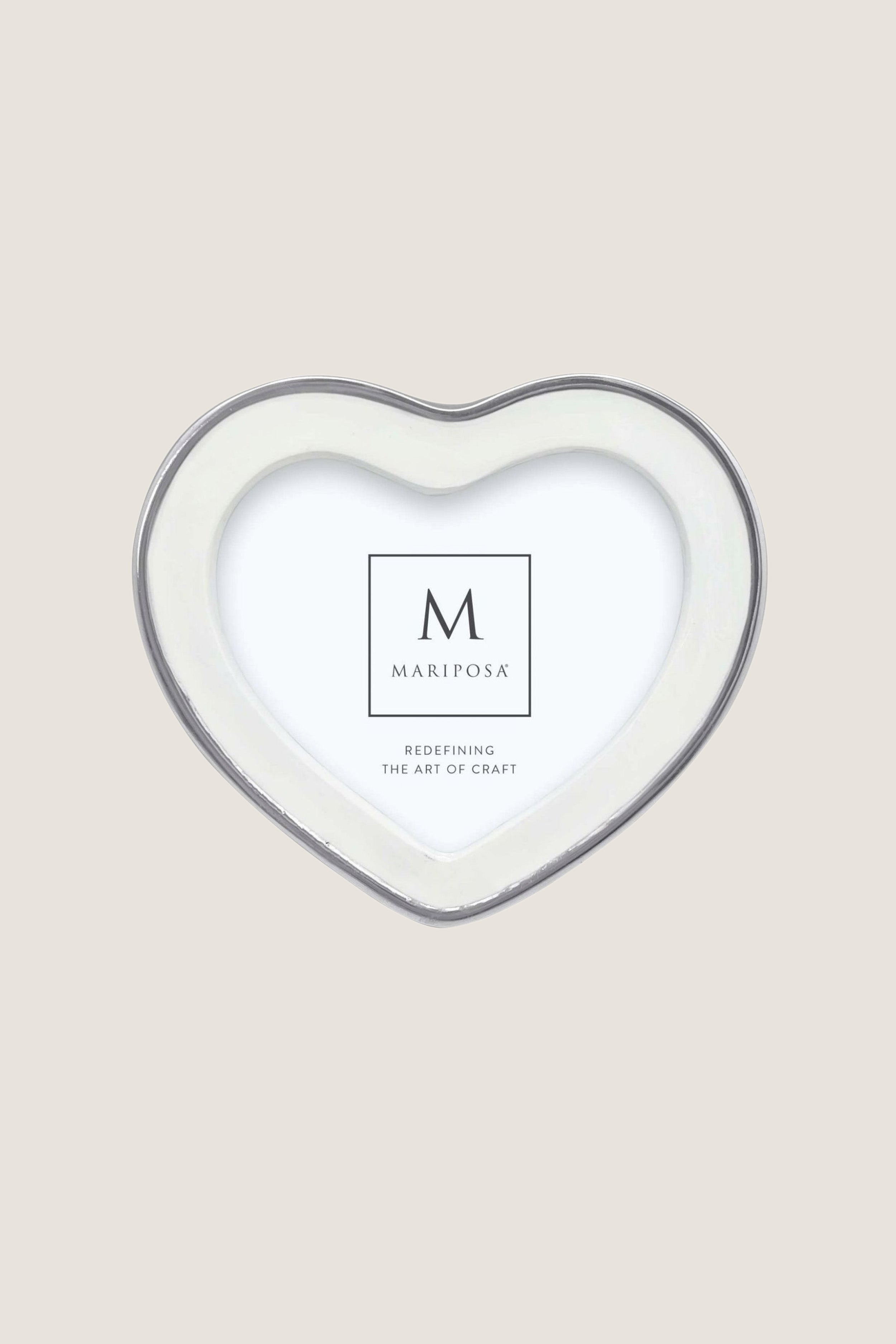 White Heart 4x6 Frame