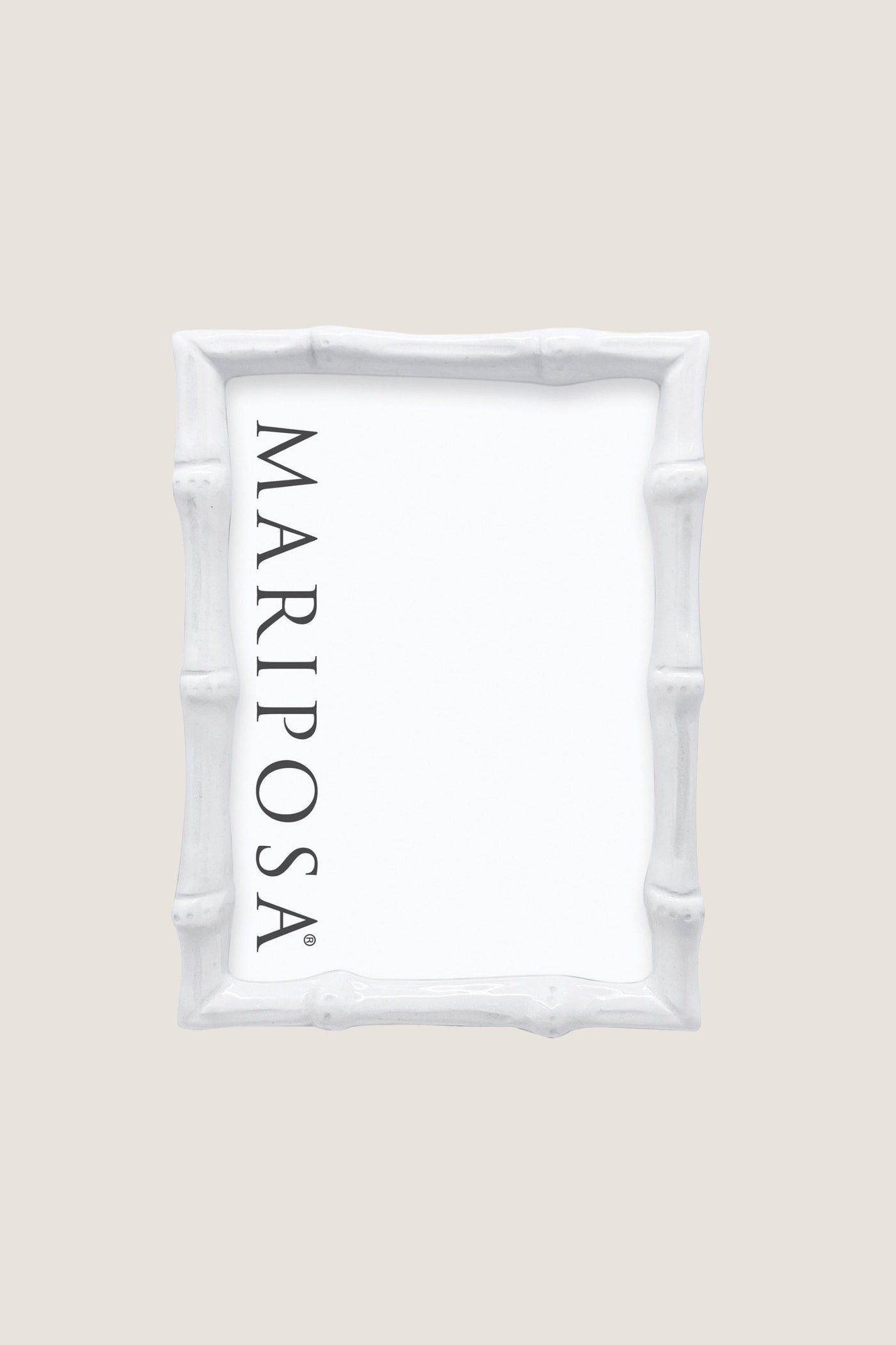 White Bamboo 5x7 Frame