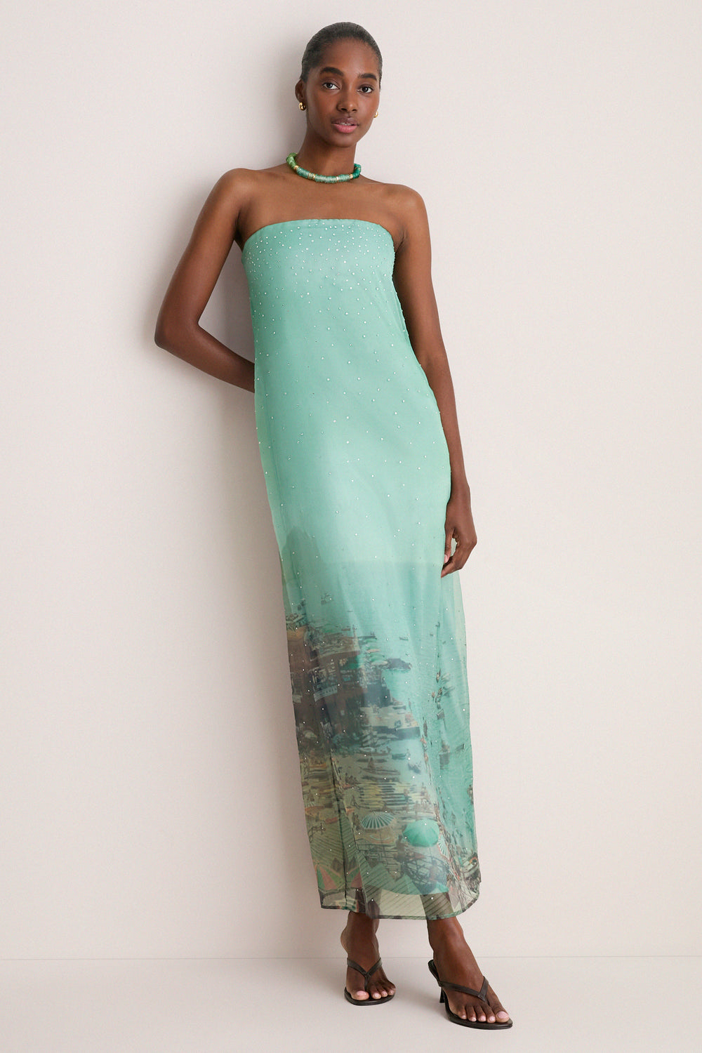 endless summer maxi dress Beyond Yoga Featherweight Endless Summer Maxi Dress