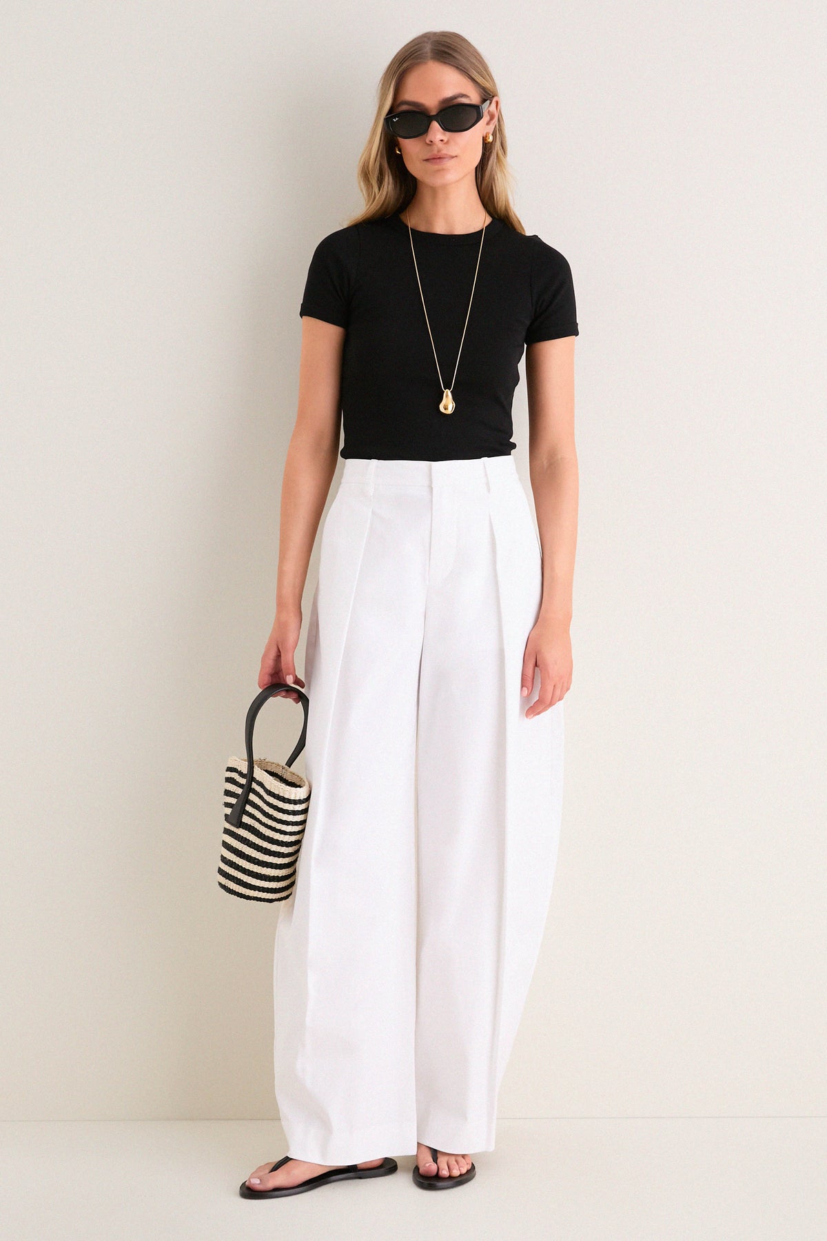 White Elias Pant