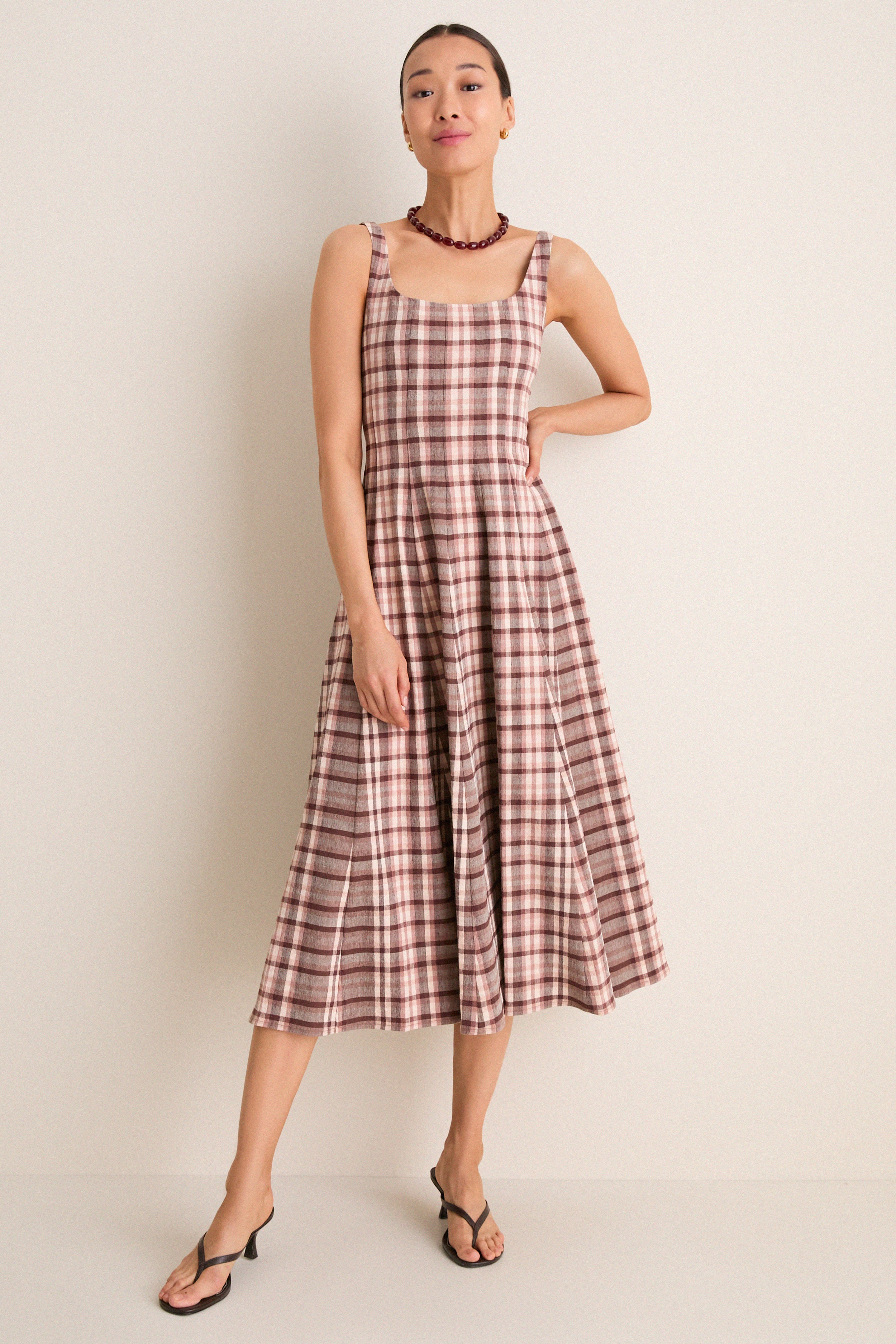 Tuscany Plaid Wells Dress