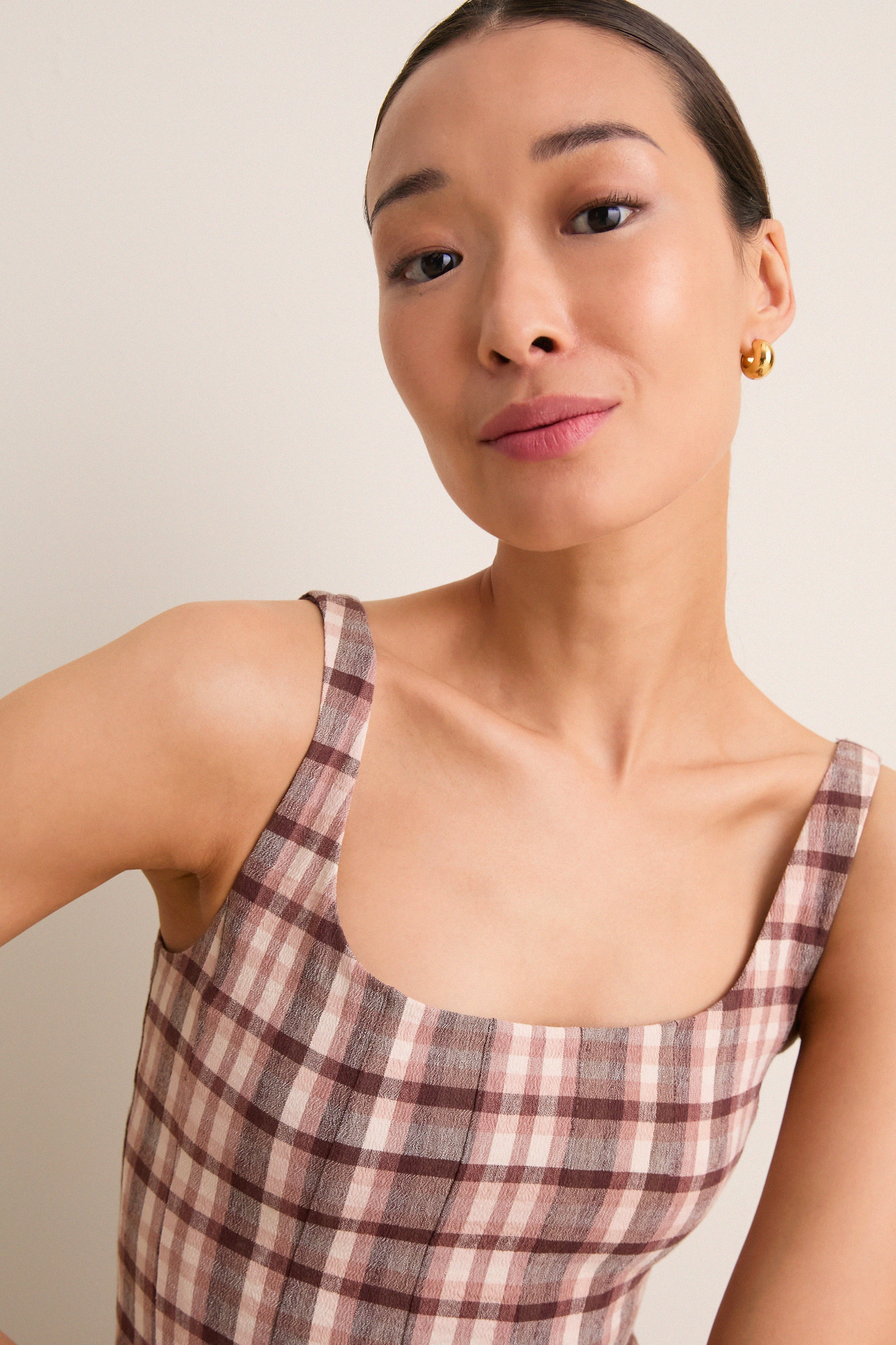 Tuscany Plaid Wells Dress