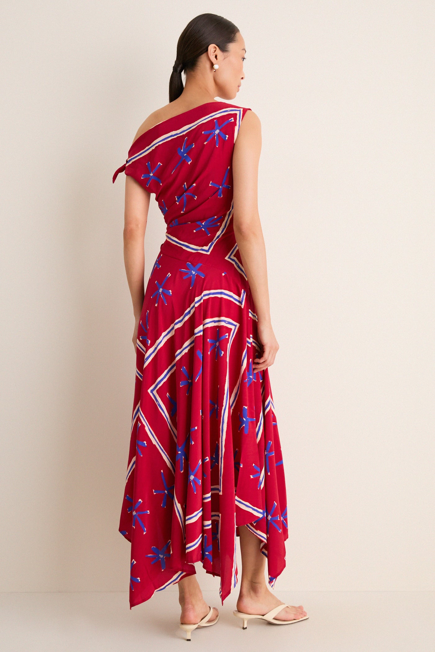 Painted Foulard Portia Dress