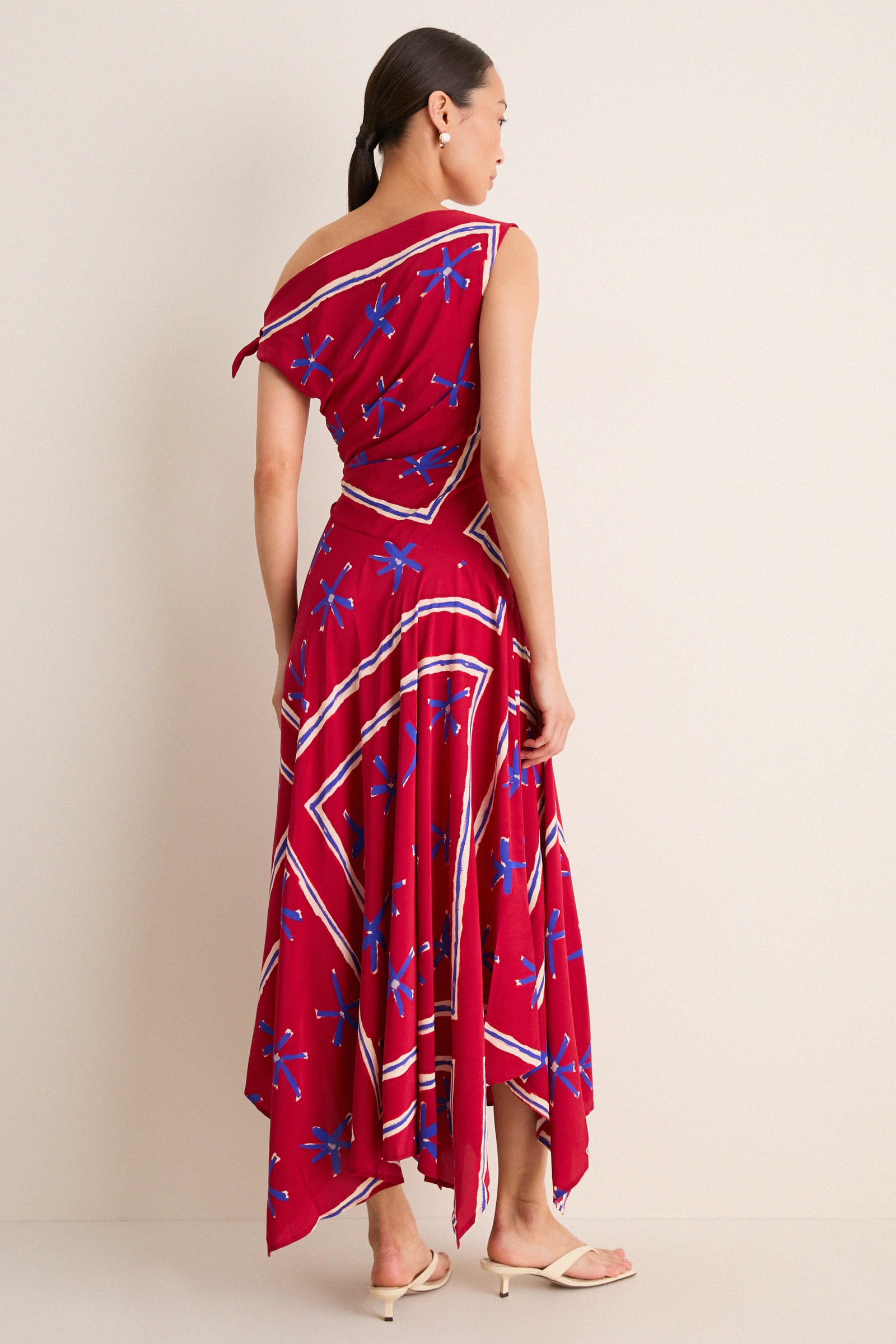 Painted Foulard Portia Dress