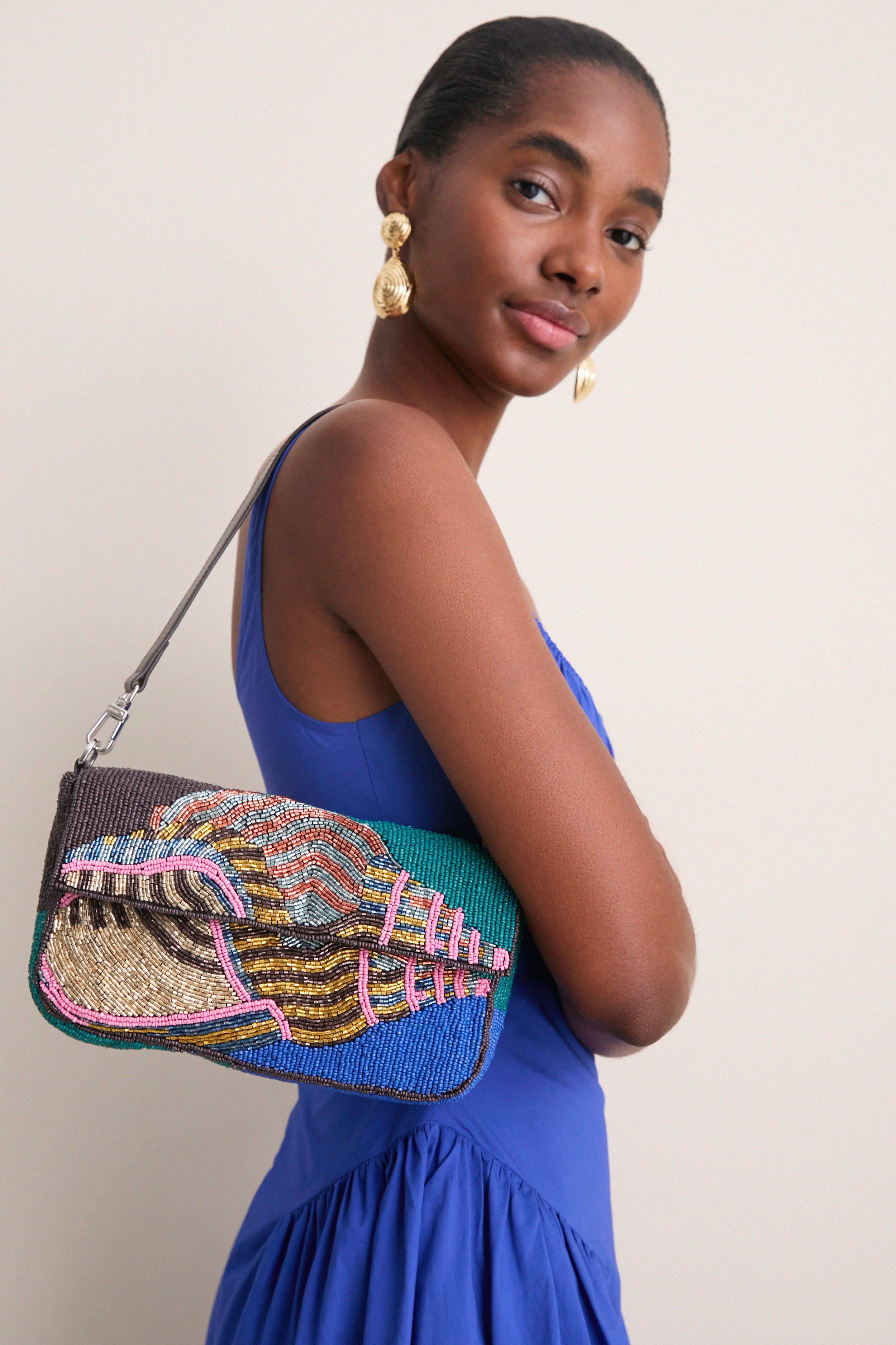 Conch Shell Timmy Convertible Shoulder Bag | STAUD