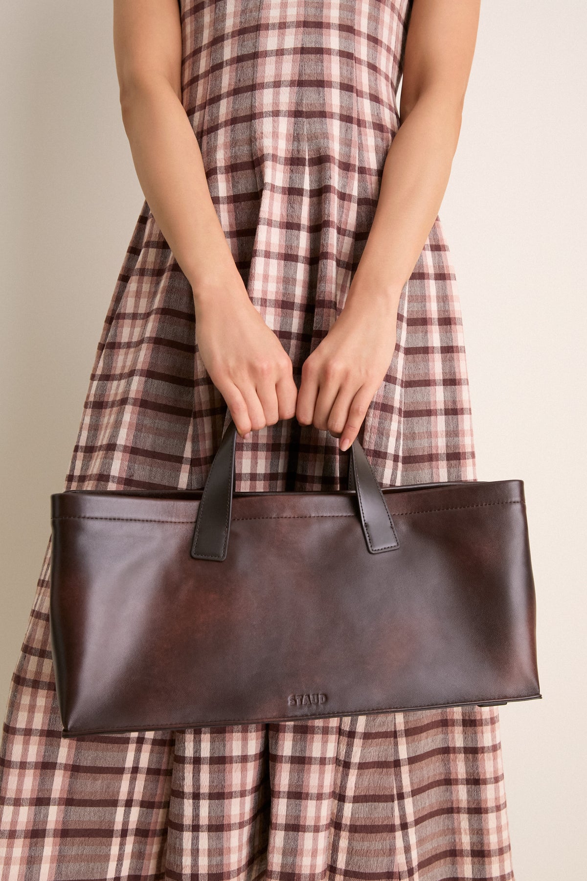 Espresso Distressed Port Tote