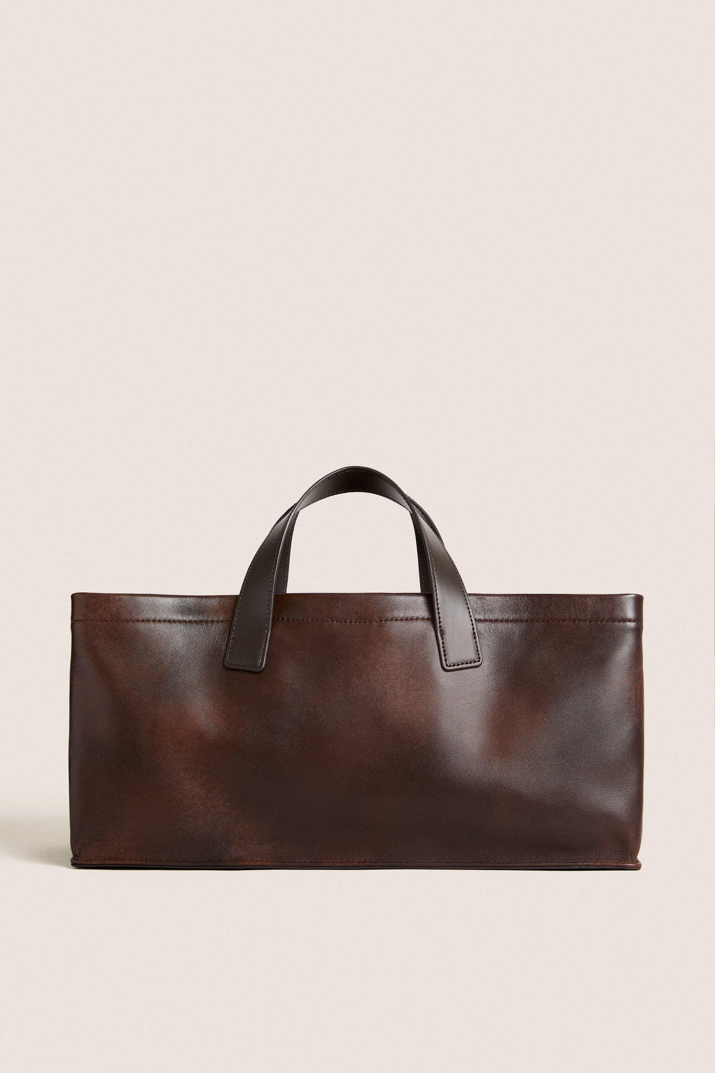 Espresso Distressed Port Tote