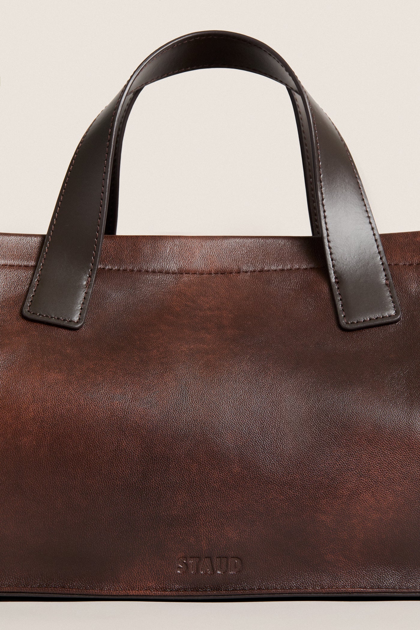 Espresso Distressed Port Tote