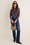 Espresso Suede Wally Flat Ankle Boot
