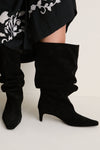 Black Wally Slouch Boot