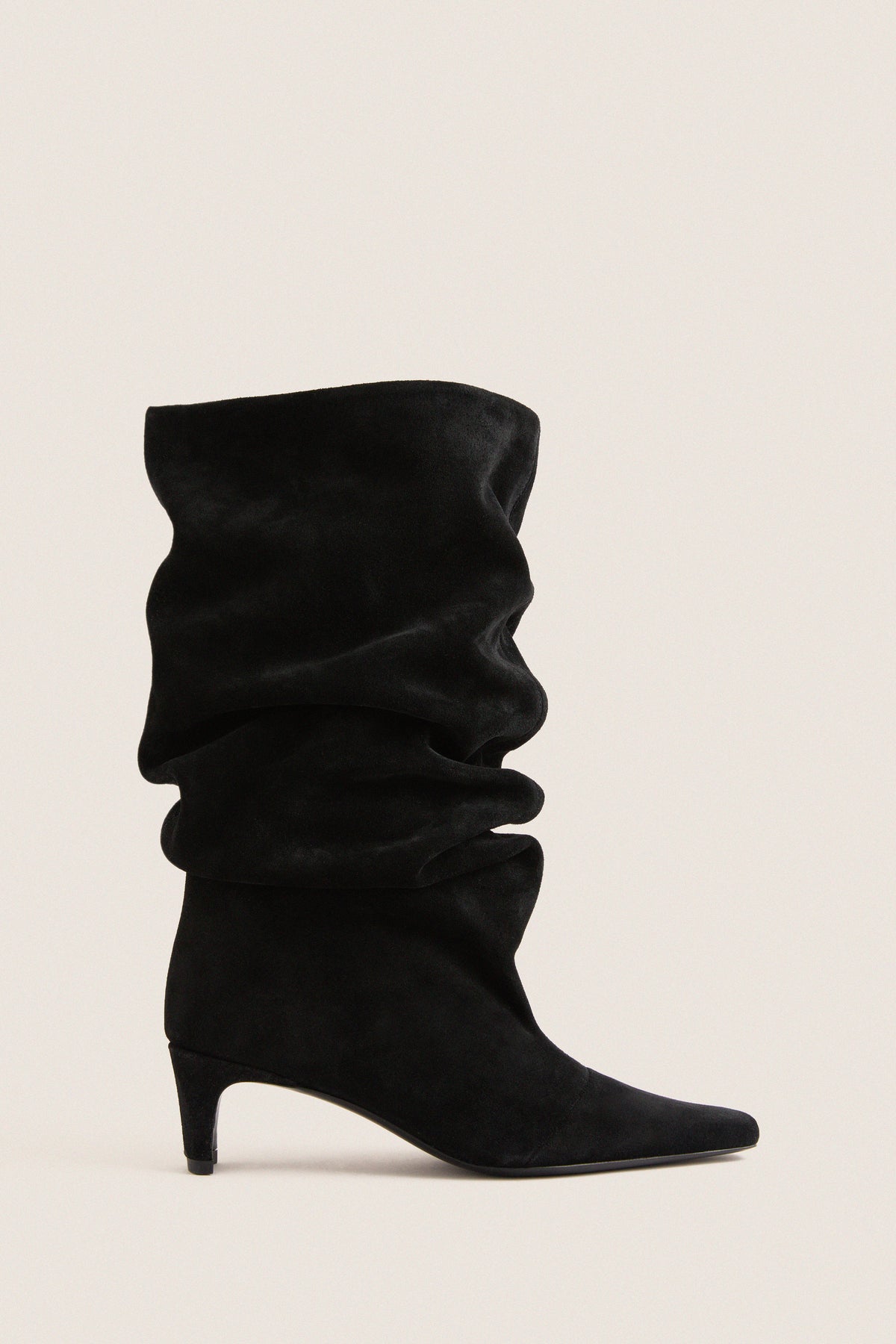 Black Wally Slouch Boot