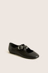 Black Molly Strappy Flats