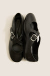 Black Molly Strappy Flats