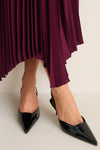 Black Paola Mid Heels
