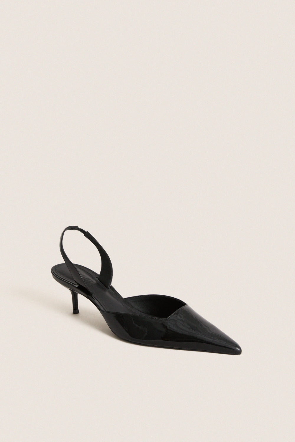 Black Paola Mid Heels