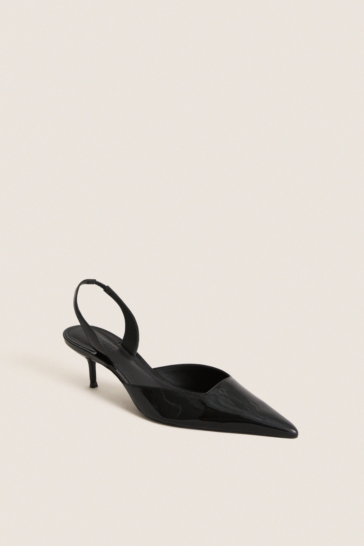 Black Paola Mid Heels