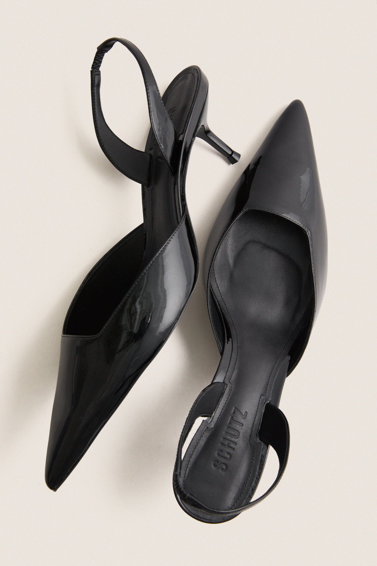Black Paola Mid Heels