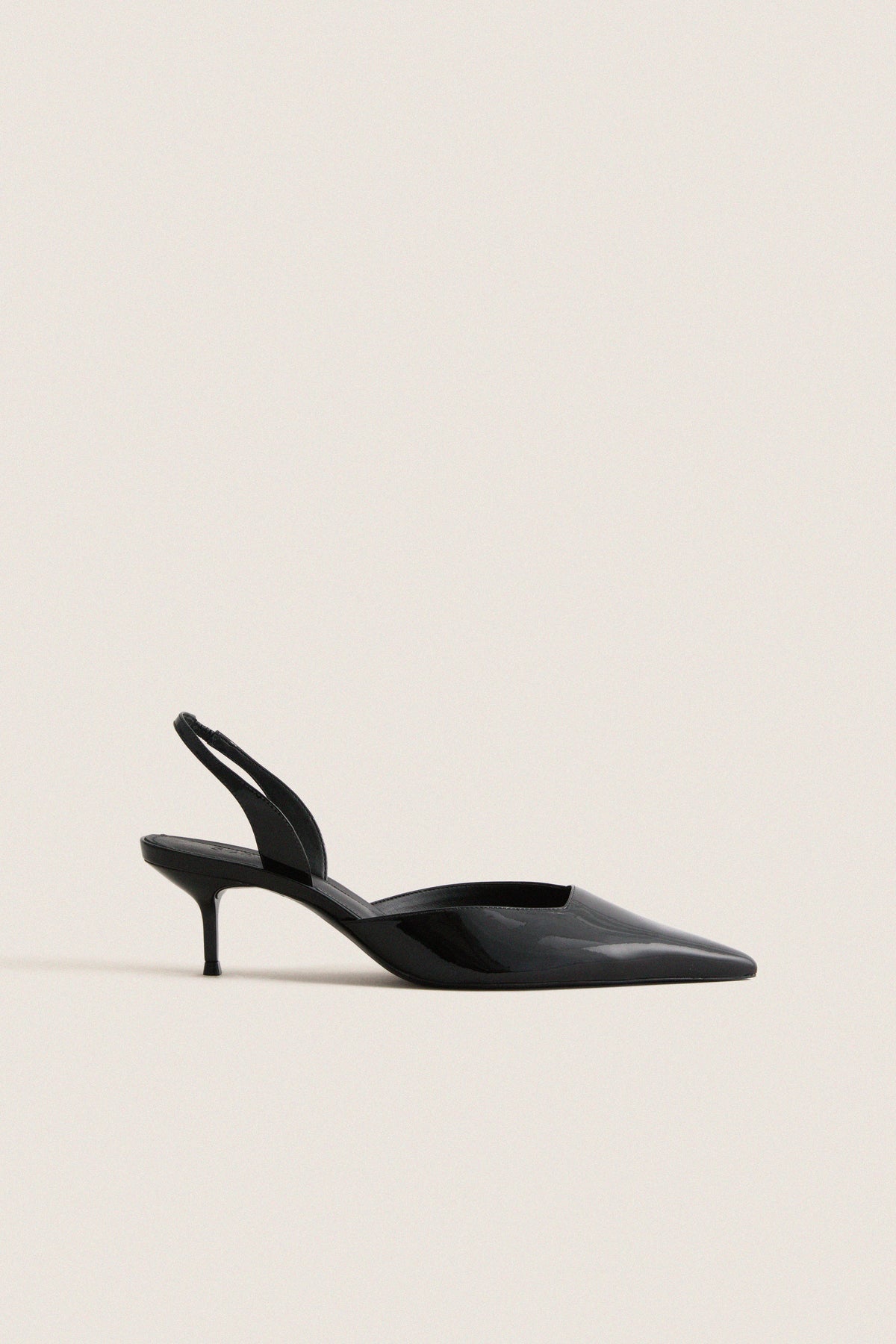 Black Paola Mid Heels
