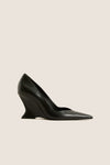 Black Sienna Wedge Heels